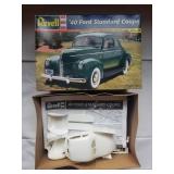 1940 Ford Standard Coupe Model Unbuilt Revell