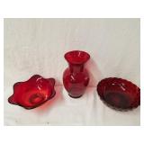 Red Glass 1 Lot
