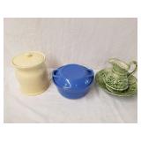Pitcher & Bowl, Canister, Pot 1 Lot