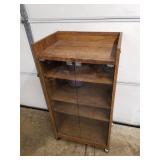 Rolling TV Stand 16 x 23 x 44"