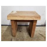 Wood Bench 10 x 13 x 14 & 1/2"