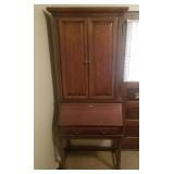 Secretary Desk 17 x 32 x 80"