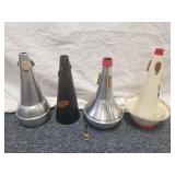 4 Mutes & 1 Mouthpiece 1 Lot