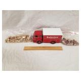 Budweiser Die-Cast Beer Truck w/ Crates & Barrels