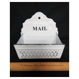 Vintage Porcelain Porch Mailbox