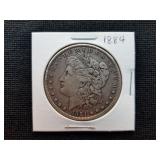 1884 Morgan Silver Dollar