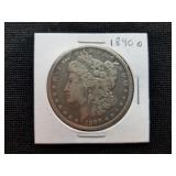 1890 O Morgan Silver Dollar