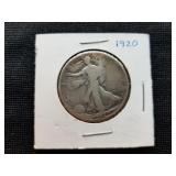 1920 Walking Liberty Silver Half Dollar