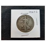1927 S Walking Liberty Silver Half Dollar