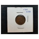 1909 VDB Wheat Penny