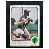 1973 Topps Roberto Clemente Baseball Card #50