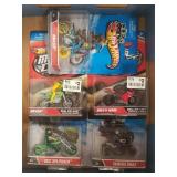 Hot Wheels Motorcycles NIB 5pcs 1 Lot