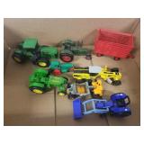 Assorted Lot Toy Tractors