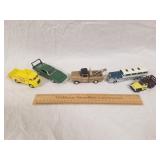 5 Assorted Toy Trucks And Car 1 Lot