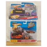 2 Unopened Hot Wheels Tractror Trailers 1 Lot