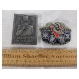 WWII And Uncle Sam Belt Buckles 1 Lot