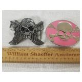 Skull Head Belt Buckles 1 Lot