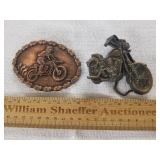Motorcycle Riders Belt Buckles 1 Lot