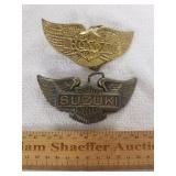 Honda - Suzuki Motorcycle Belt Buckles 1 Lot