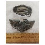 Kawasaki Motorcycle Belt Buckles 1 Lot