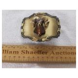 Embossed Ram Belt Buckle