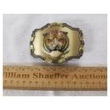 Embossed Tiger Belt Buckle