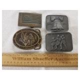 Bicentennial Belt Buckles 1 Lot