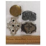 Religious Belt Buckles 1 Lot