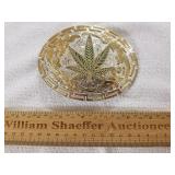 Marijuana Leaf Belt Buckle