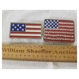 American Flag Belt Buckles 1 Lot