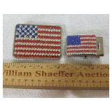 American Flag Belt Buckles 1 Lot