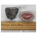 Teeth & Lips Belt Buckles 1 Lot
