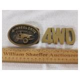 4WD Jeep Belt Buckles 1 Lot