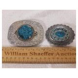Turquoise Belt Buckles 1 Lot