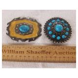 Turquoise Belt Buckles 1 Lot