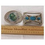 Turquoise Belt Buckles 1 Lot
