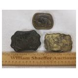 Elk & Bear Belt Buckles 1 Lot