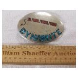 Turquoise Dynamite Belt Buckle