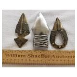Arrowhead / Spear Belt Buckles 1 Lot