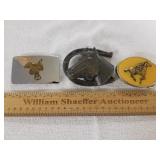 Equestrian Belt Buckles 1 Lot