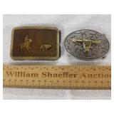 Cowboy Belt Buckles 1 Lot