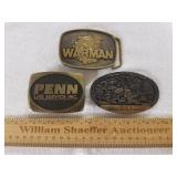 Equipment Company Advertising Belt Buckles 1 Lot