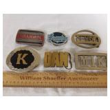 Names Belt Buckles 1 Lot