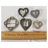 Heart Belt Buckles 1 Lot