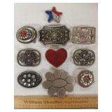 Decorative Belt Buckles 1 Lot