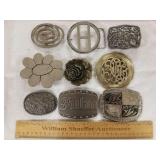 Assorted Belt Buckles 1 Lot