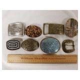 Assorted Belt Buckles 1 Lot