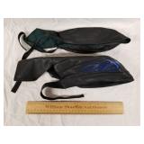 2 Leather Bandanas 1 Lot