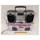 CD Radio, Cassette Recorder With Box