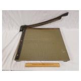 Vintage Paper Cutter 18" W